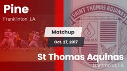 Matchup: Pine vs. St Thomas Aquinas 2017