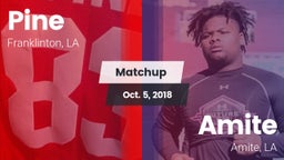 Matchup: Pine vs. Amite  2018