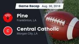 Recap: Pine  vs. Central Catholic  2018