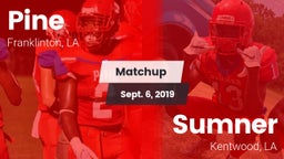 Matchup: Pine vs. Sumner  2019