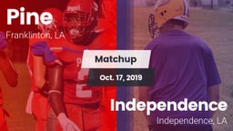 Matchup: Pine vs. Independence  2019