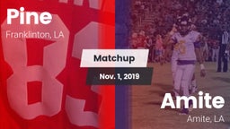 Matchup: Pine vs. Amite  2019