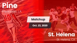 Matchup: Pine vs. St. Helena  2020