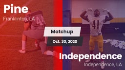 Matchup: Pine vs. Independence  2020