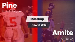 Matchup: Pine vs. Amite  2020