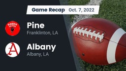 Recap: Pine  vs. Albany  2022