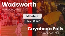 Matchup: Wadsworth vs. Cuyahoga Falls  2017