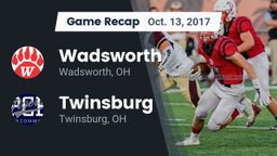Recap: Wadsworth  vs. Twinsburg  2017