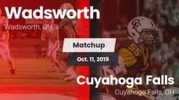 Matchup: Wadsworth vs. Cuyahoga Falls  2019
