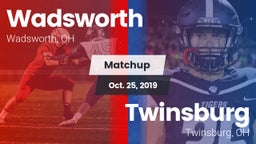 Matchup: Wadsworth vs. Twinsburg  2019