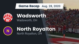 Recap: Wadsworth  vs. North Royalton  2020