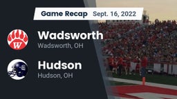 Recap: Wadsworth  vs. Hudson  2022