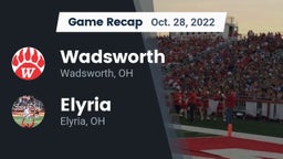 Recap: Wadsworth  vs. Elyria  2022