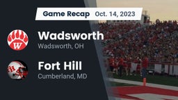Recap: Wadsworth  vs. Fort Hill  2023