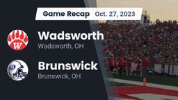 Recap: Wadsworth  vs. Brunswick  2023