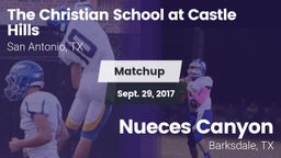 Matchup: The Christian vs. Nueces Canyon  2017