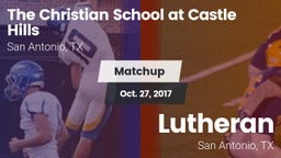 Matchup: The Christian vs. Lutheran  2017