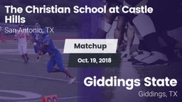 Matchup: The Christian vs. Giddings State  2018