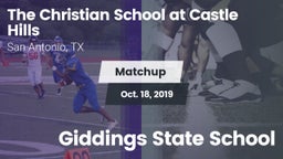 Matchup: The Christian vs. Giddings State School 2019