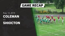 Recap: Coleman  vs. Shiocton  2016