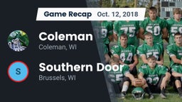 Recap: Coleman  vs. Southern Door  2018