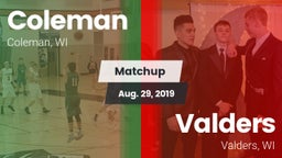 Matchup: Coleman vs. Valders  2019