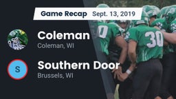 Recap: Coleman  vs. Southern Door  2019