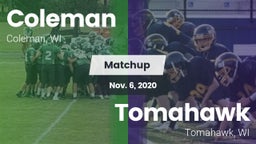 Matchup: Coleman vs. Tomahawk  2020