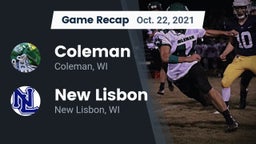 Recap: Coleman  vs. New Lisbon  2021