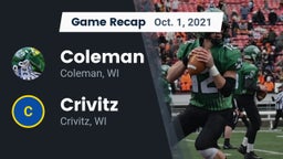 Recap: Coleman  vs. Crivitz 2021