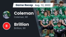 Recap: Coleman  vs. Brillion  2022