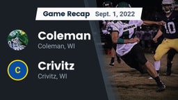 Recap: Coleman  vs. Crivitz 2022