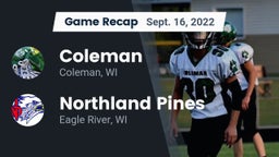 Recap: Coleman  vs. Northland Pines  2022