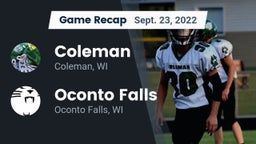 Recap: Coleman  vs. Oconto Falls  2022