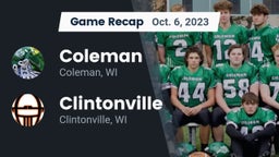 Recap: Coleman  vs. Clintonville  2023