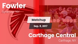 Matchup: Fowler vs. Carthage Central  2017