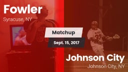 Matchup: Fowler vs. Johnson City  2017