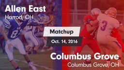 Matchup: Allen East vs. Columbus Grove  2016