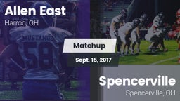 Matchup: Allen East vs. Spencerville  2017
