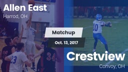 Matchup: Allen East vs. Crestview  2017