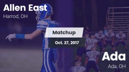Matchup: Allen East vs. Ada  2017