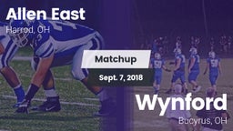 Matchup: Allen East vs. Wynford  2018
