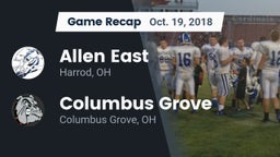 Recap: Allen East  vs. Columbus Grove  2018