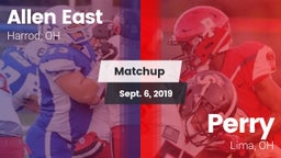 Matchup: Allen East vs. Perry  2019