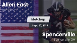 Matchup: Allen East vs. Spencerville  2019