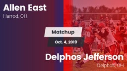 Matchup: Allen East vs. Delphos Jefferson  2019