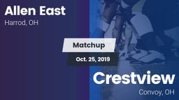 Matchup: Allen East vs. Crestview  2019