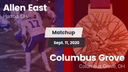 Matchup: Allen East vs. Columbus Grove  2020