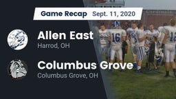 Recap: Allen East  vs. Columbus Grove  2020