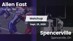Matchup: Allen East vs. Spencerville  2020